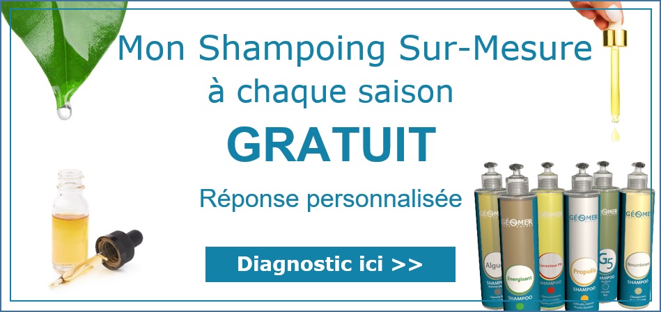 Quel shampoing est fait pour moi ? Le Laboratoire Géomer répond à votre bilan capillaire.